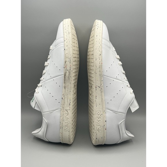 Adidas Stan Smith Vegan Clean Classic White Beige Shoes - Men's Size 14 NEW - Picture 7 of 9